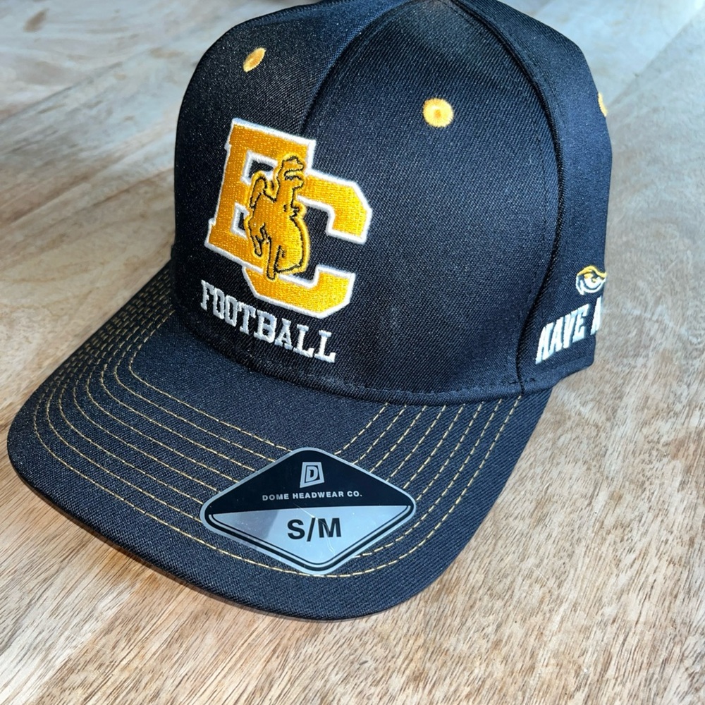 EC collage Black Football Cap S/M